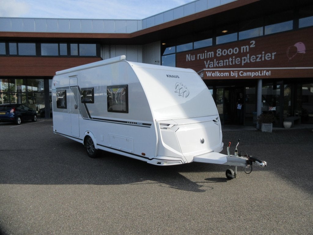 Knaus Sport E-Power Selection 500 EU MET AIRCO, MOVER, LUIFE, Caravans en Kamperen, Schokbreker, Rondzit, 2 aparte bedden, Knaus