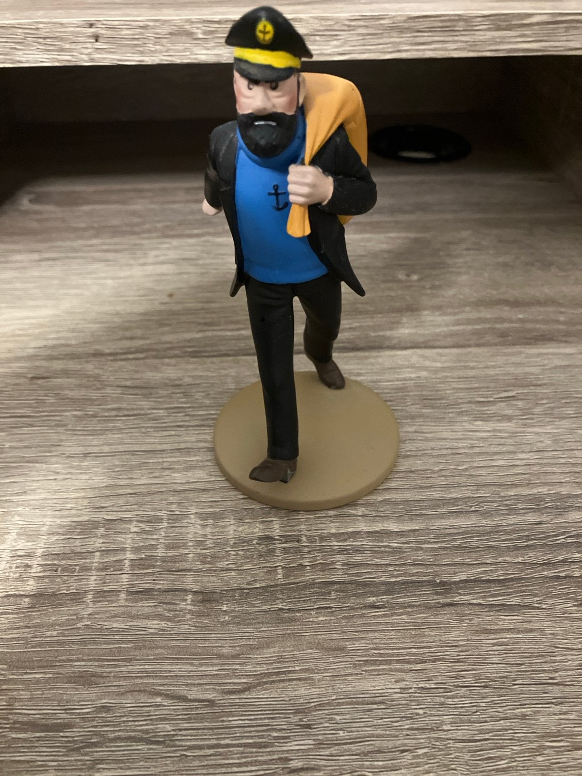 Kuifje Kapitein Haddock beeldje met zak fintage collectable, Ophalen of Verzenden, Nieuw