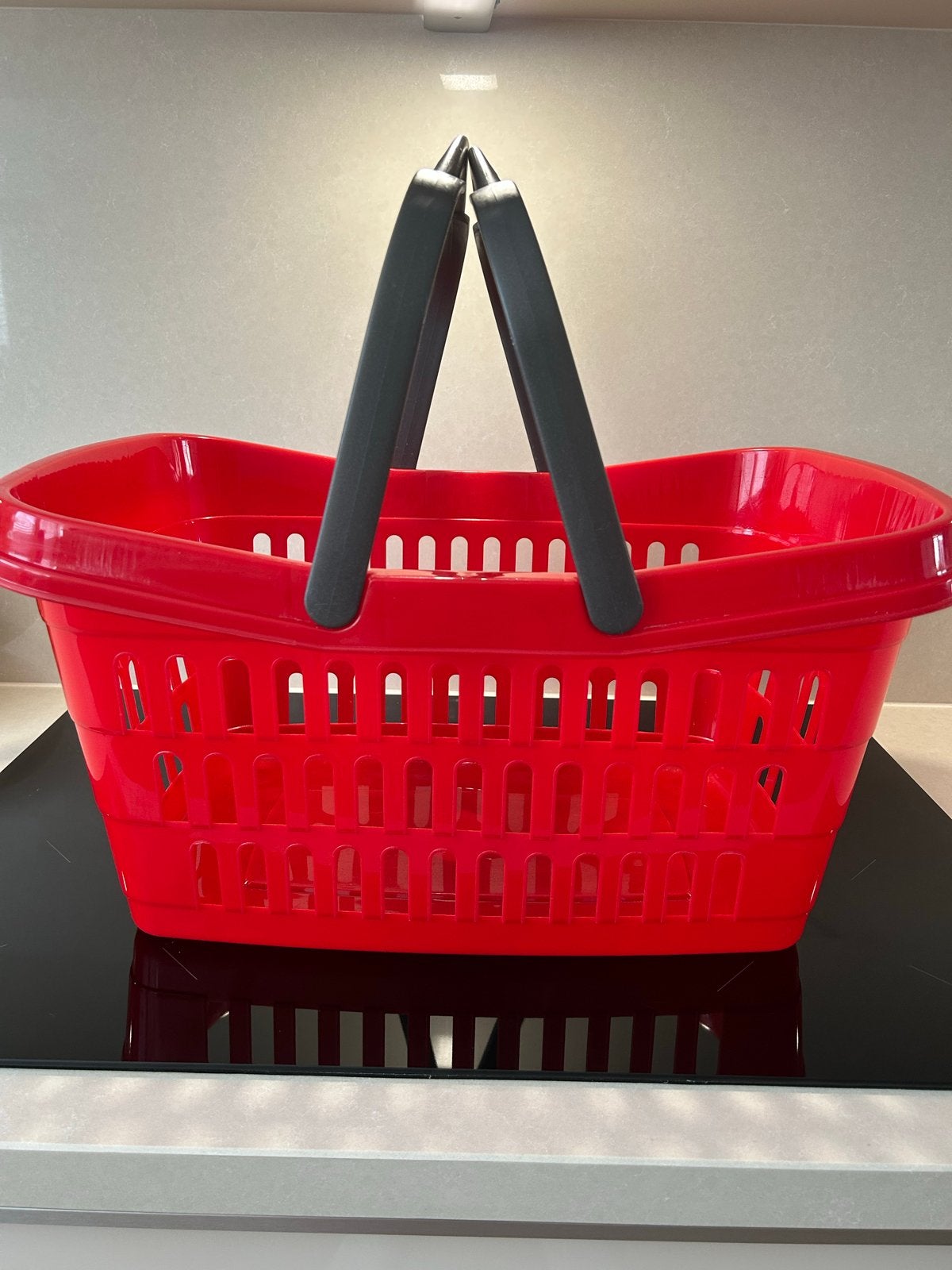 Nieuwe rode heup wasmand - 37x53 cm, Ophalen, Nieuw