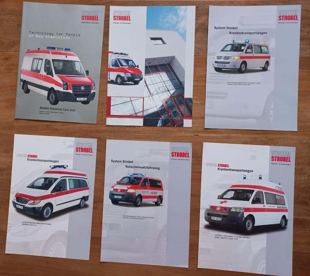 Strobel Ambulances/Rettungs-und Notarztwagen, Boeken, Ophalen of Verzenden, Zo goed als nieuw, Systeem Sytrobel, Overige vervoermiddelen