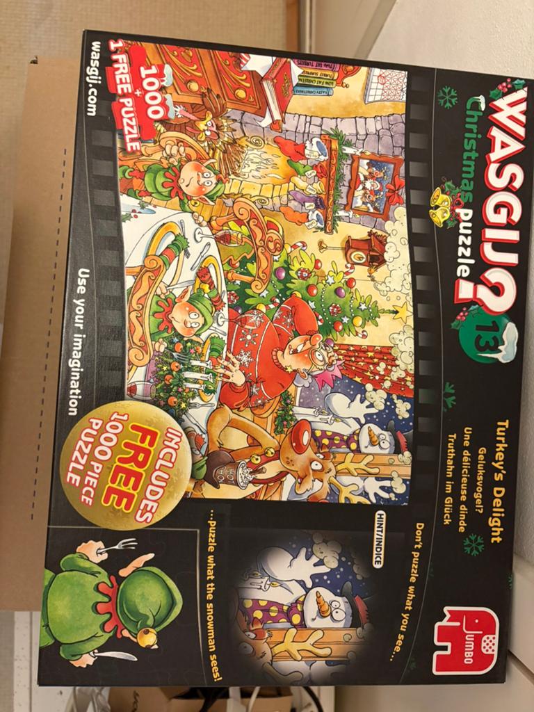 Wasgij puzzel 1000 stukjes, Hobby en Vrije tijd, Denksport en Puzzels, Ophalen, Zo goed als nieuw