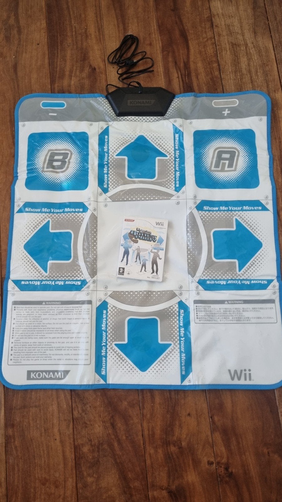 Dancing Stage Hottest Party Wii met dansmat, Muziek, Gebruikt, Ophalen of Verzenden, 3 spelers of meer