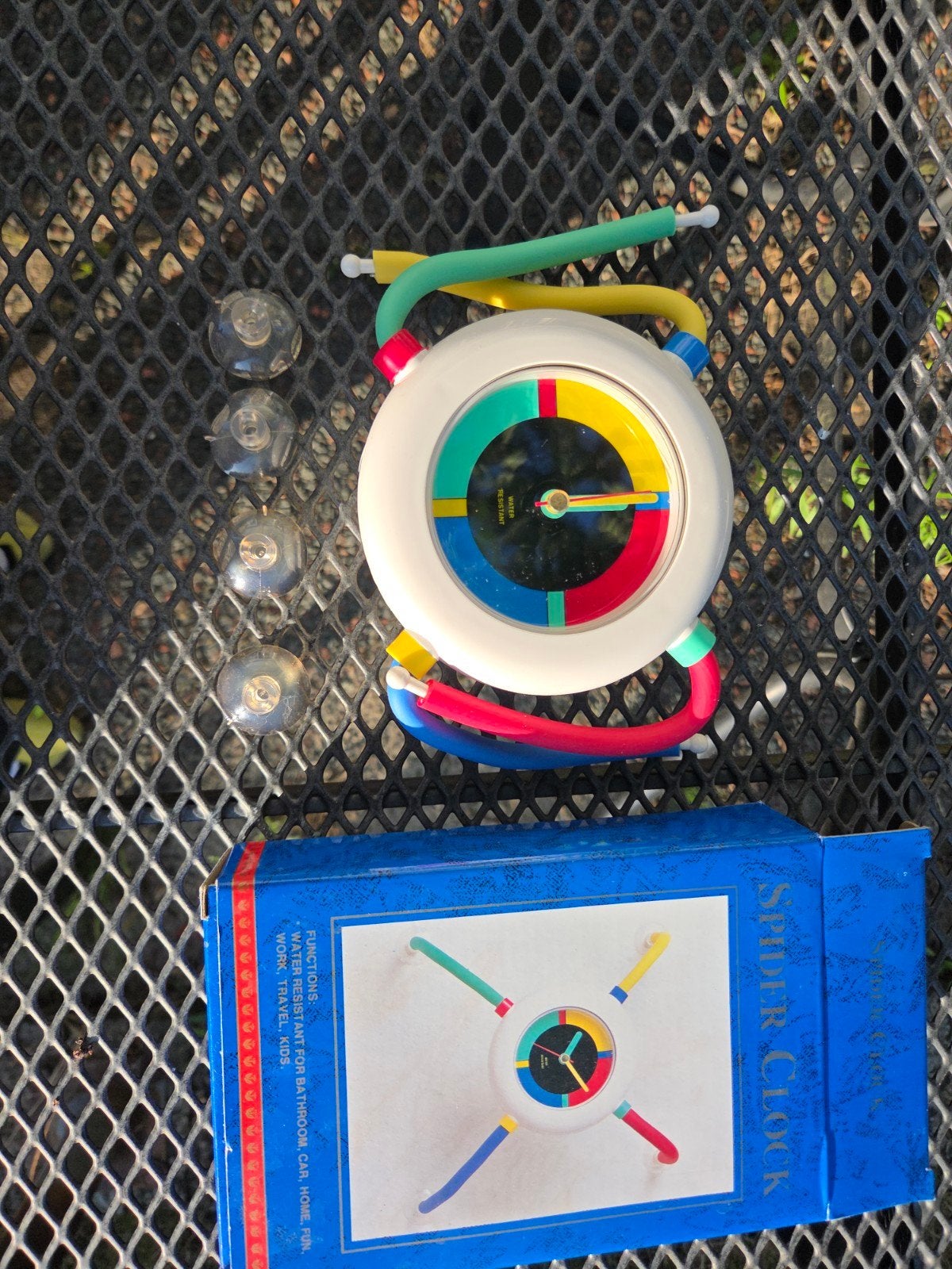 TT design spider clock, Antiek en Kunst, Antiek | Klokken, Ophalen of Verzenden