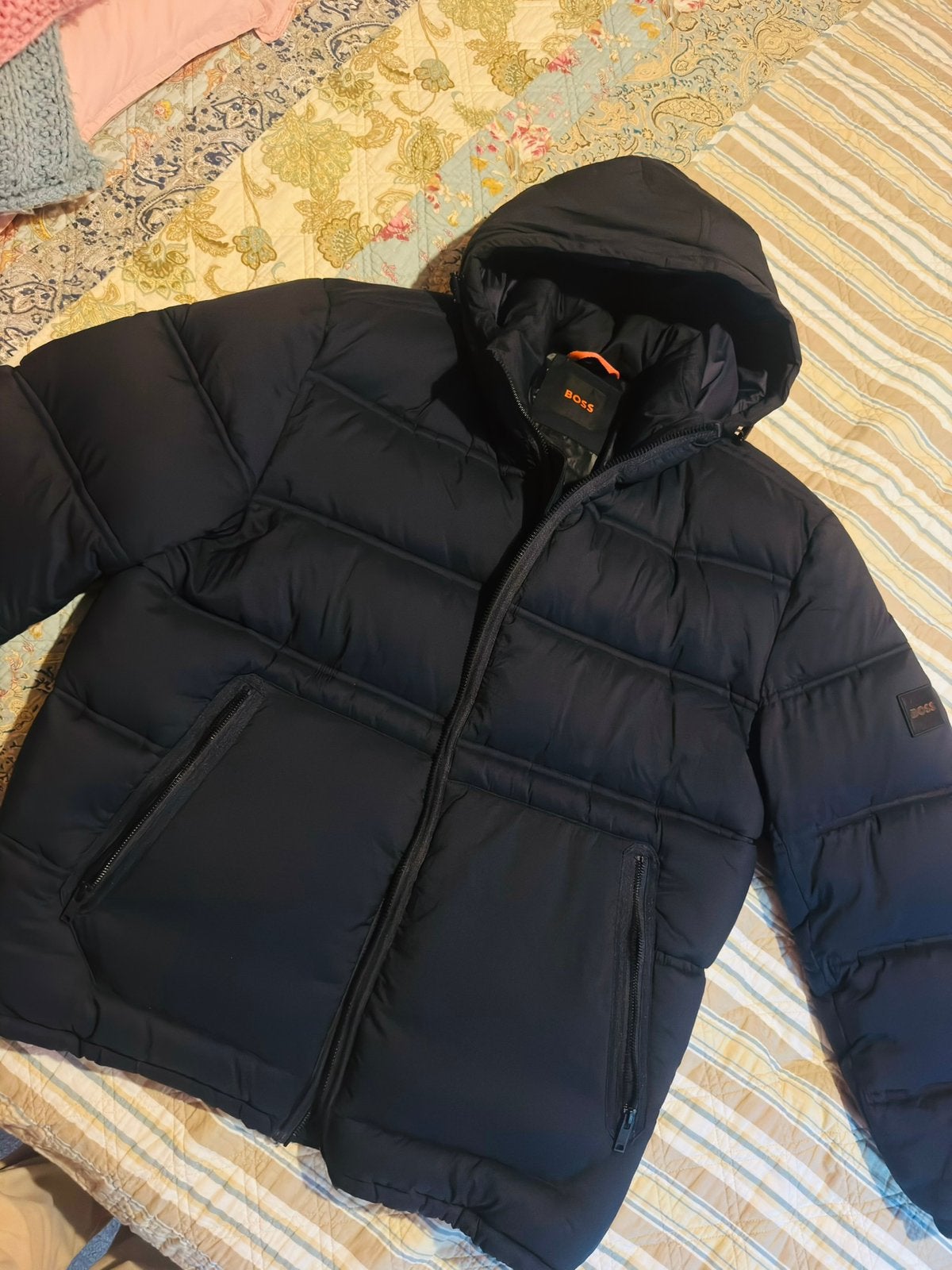 Winter Jas Boss  nieuw, Kleding | Heren, Ophalen of Verzenden, Nieuw, Maat 56/58 (XL), Blauw