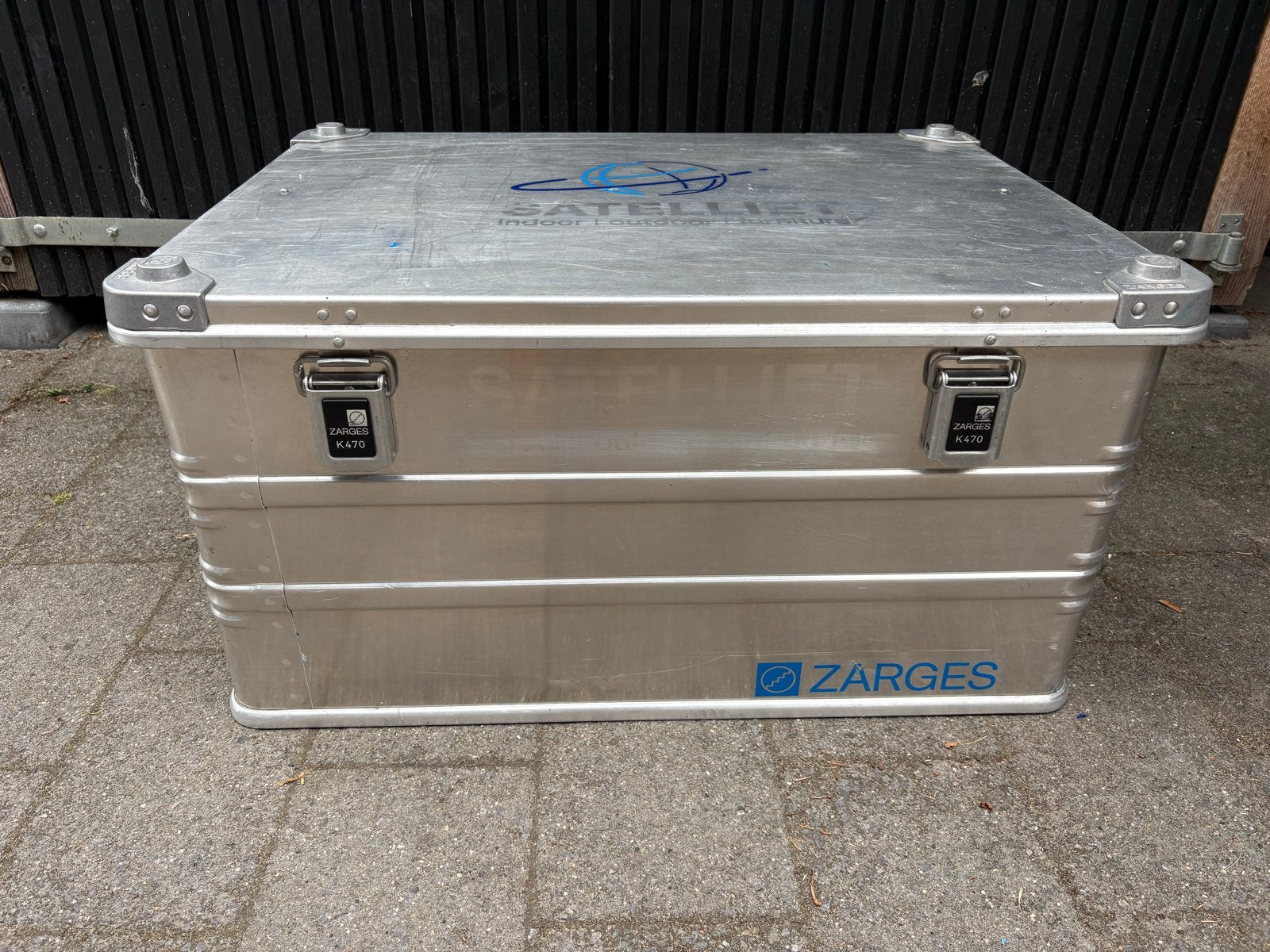 Zarges K470 Aluminium Kist, Ophalen, Gebruikt, 60 cm of meer, Bak of Kist