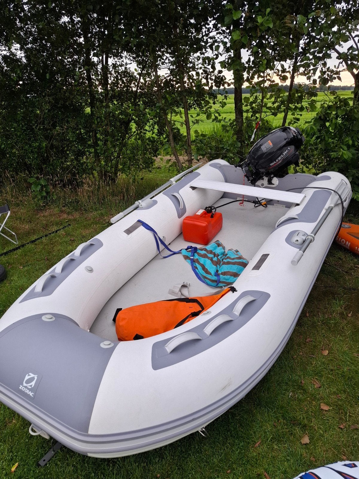 Zodiac Cadet 350 Aero rubberboot 2021, Ophalen, Airdeck, Gebruikt, Peddels