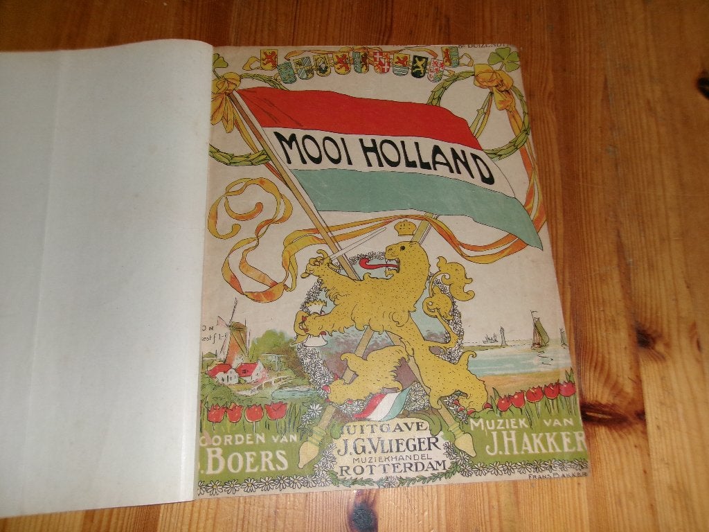 Mooi holland - j. Hakker / s. Boers, Muziek en Instrumenten, Piano, Gebruikt, Ophalen of Verzenden, Artiest of Componist