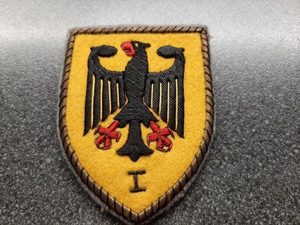 Bundeswehr  Verbandsabzeichen  1 Korps / Luxe geborduurd., Ophalen of Verzenden, Landmacht, Nederland, Embleem of Badge