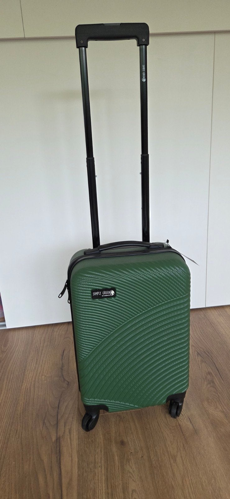 Handbagage rolkoffer groen. Norländer NIEUW, Wieltjes, 50 tot 60 cm, Hard kunststof, Ophalen of Verzenden