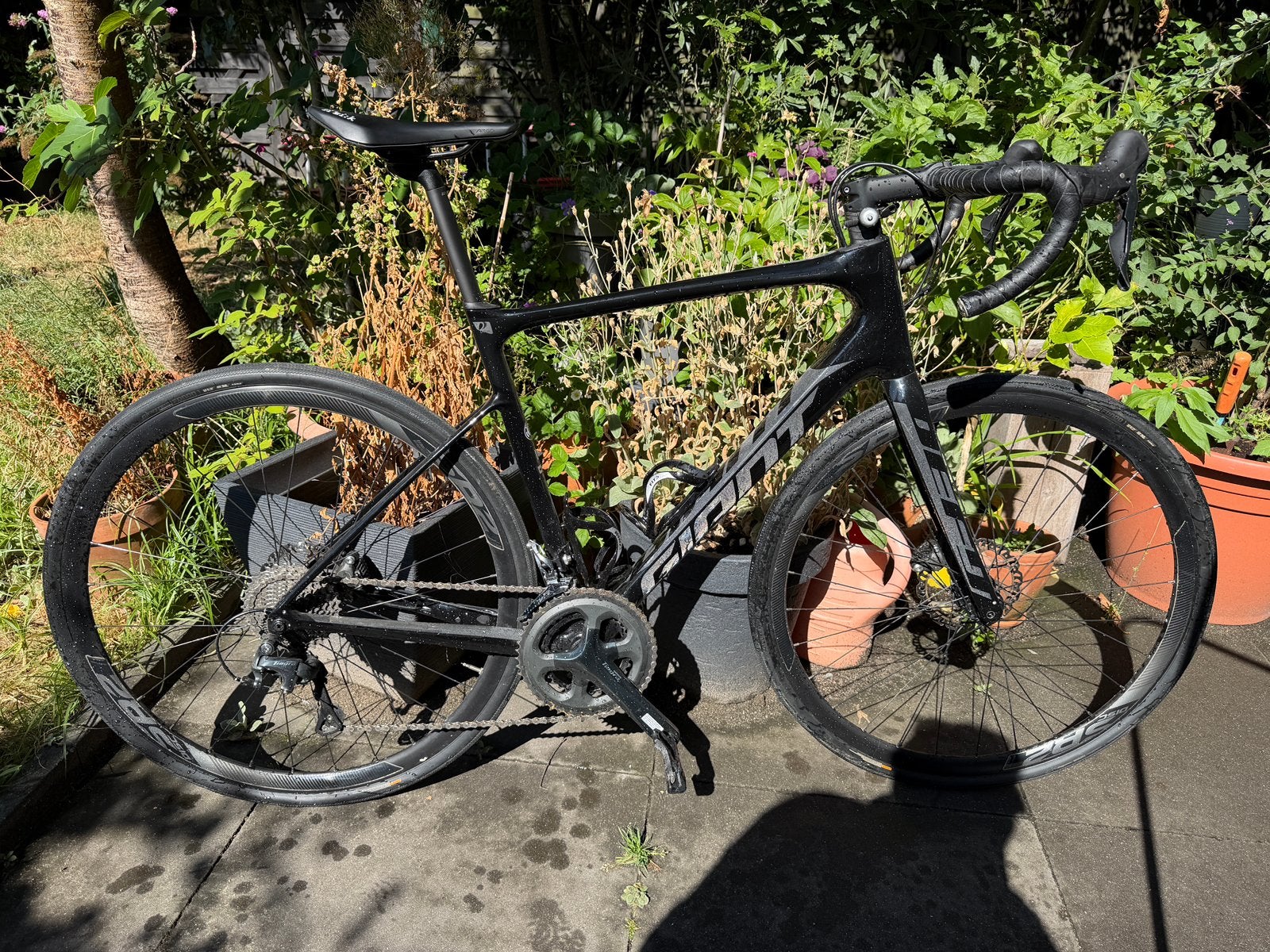 Giant Defy 2 racefiets carbon - Shimano Tiagra - Maat ML, Fietsen en Brommers, Fietsen | Racefietsen, Ophalen, 28 inch, Gebruikt