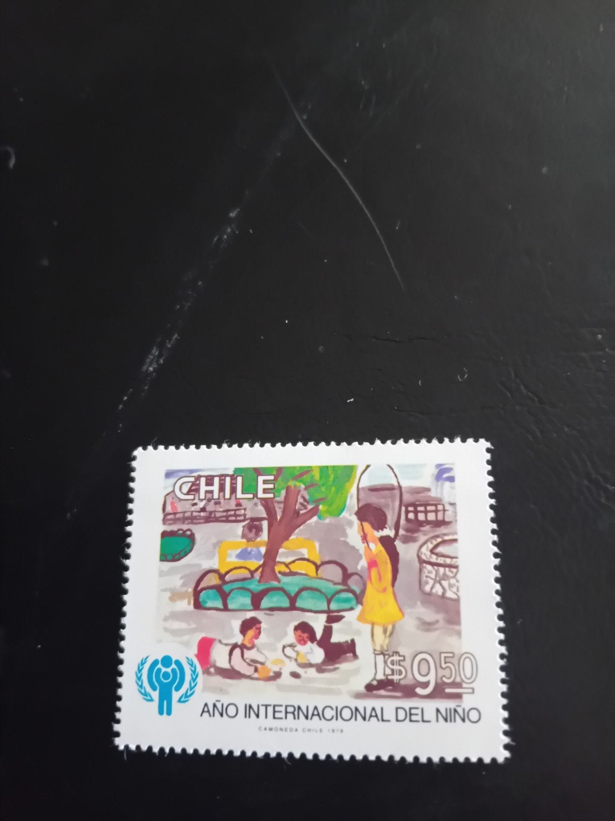 Chili postzegel - Internationaal Jaar van het Kind 1979, Postzegels en Munten, Verzenden, Gestempeld, Zuid-Amerika