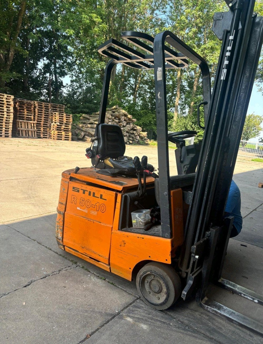 heftruck still 1.2 ton, Ophalen