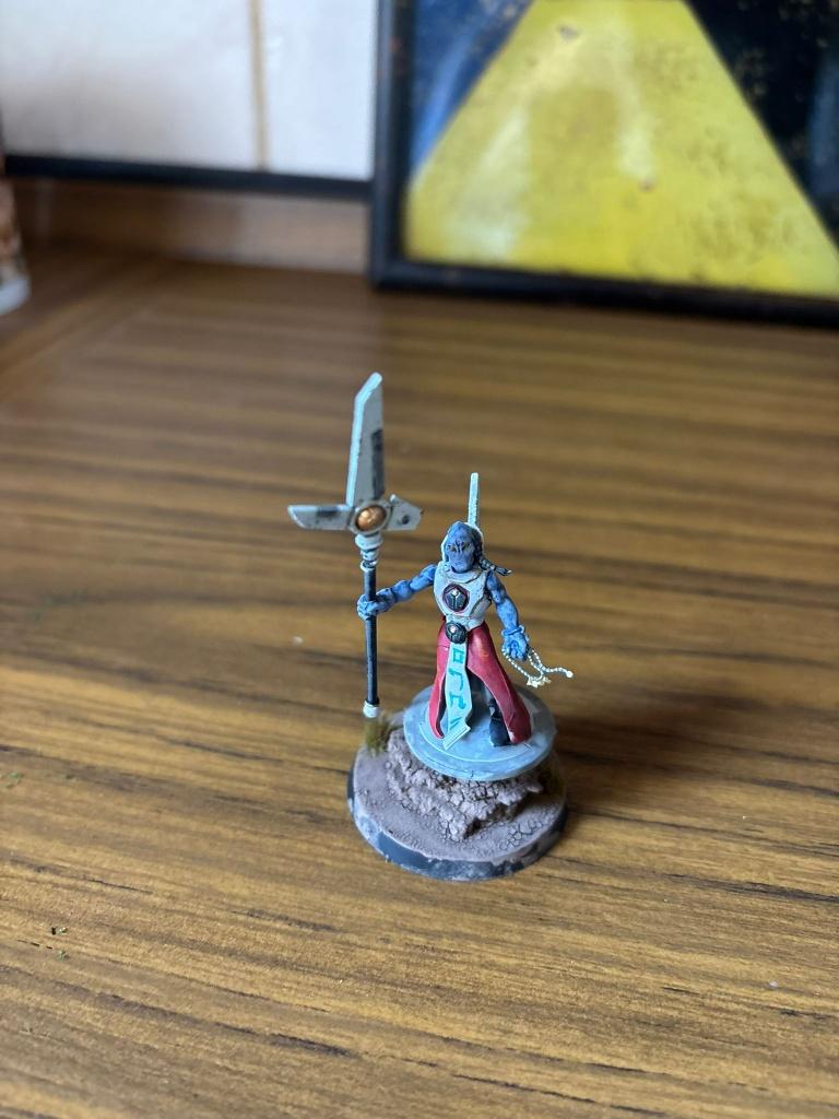 Warhammer Tau Ethereal, Gebruikt, Figuurtje(s), Warhammer, Ophalen of Verzenden