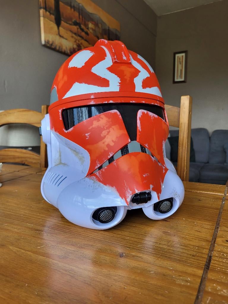Star Wars Black Series 332nd Ahsoka's Clone Trooper Helm, Ophalen, Zo goed als nieuw, Replica