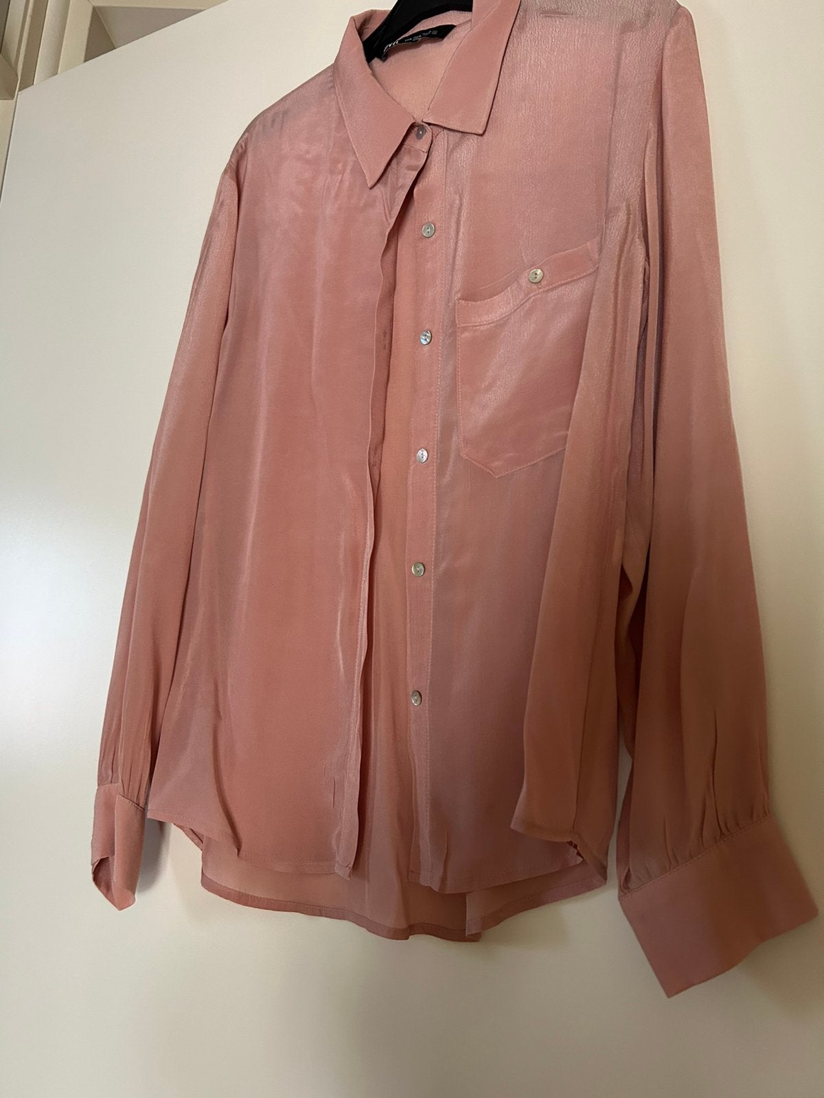 Dames blouse maat 38 - 40  Roze van ZARA, Ophalen of Verzenden, Zo goed als nieuw, Maat 38/40 (M), Roze