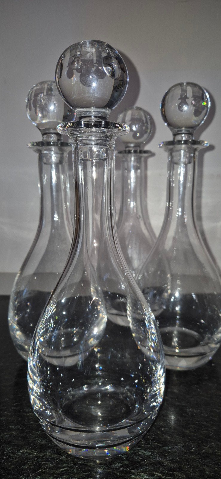 Set van 4 Glazen Karaffen met Stop, Ophalen