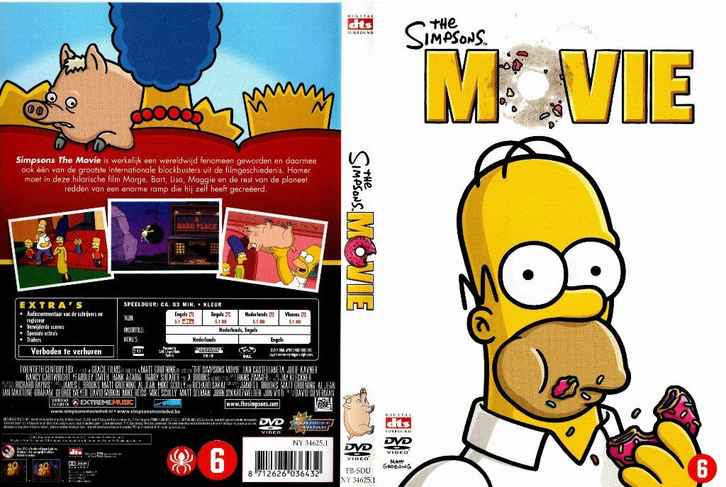 The Simpsons Movie, Vanaf 6 jaar, Ophalen of Verzenden, Zo goed als nieuw
