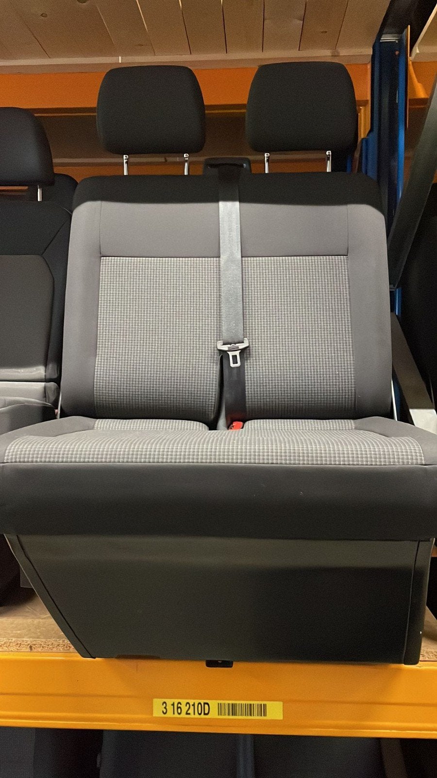 VW TRANSPORTER T6 T6.1 BIJRIJDERSBANK - 2 ZITS BANK - ZETEL, Auto-onderdelen, Interieur en Bekleding, Ophalen of Verzenden, Nieuw