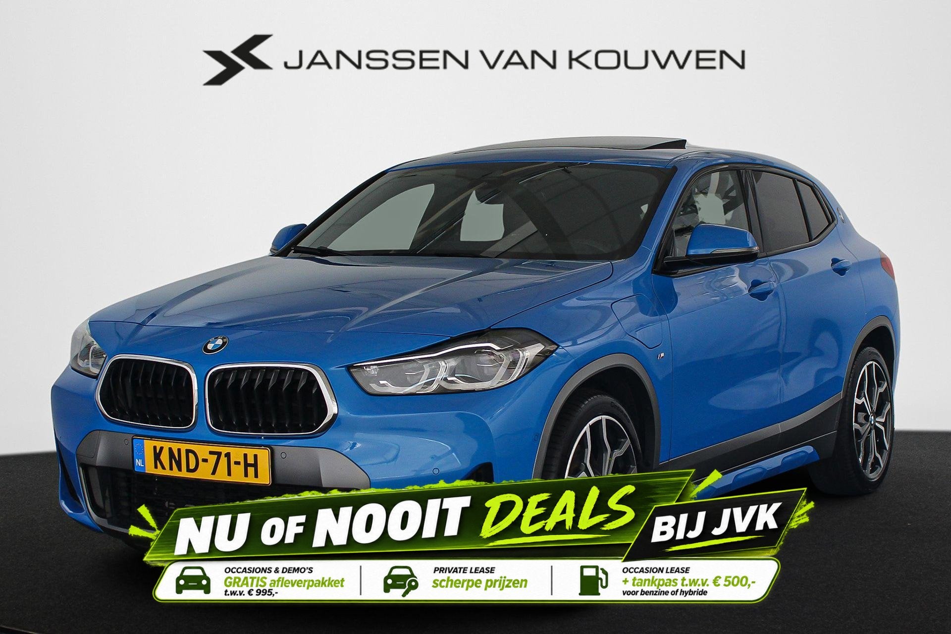 BMW X2 xDrive25e M Sport Panoramadak Harman Kardon Memory He, Auto's, BMW, Automaat, X2, Gebruikt, Leder en Stof