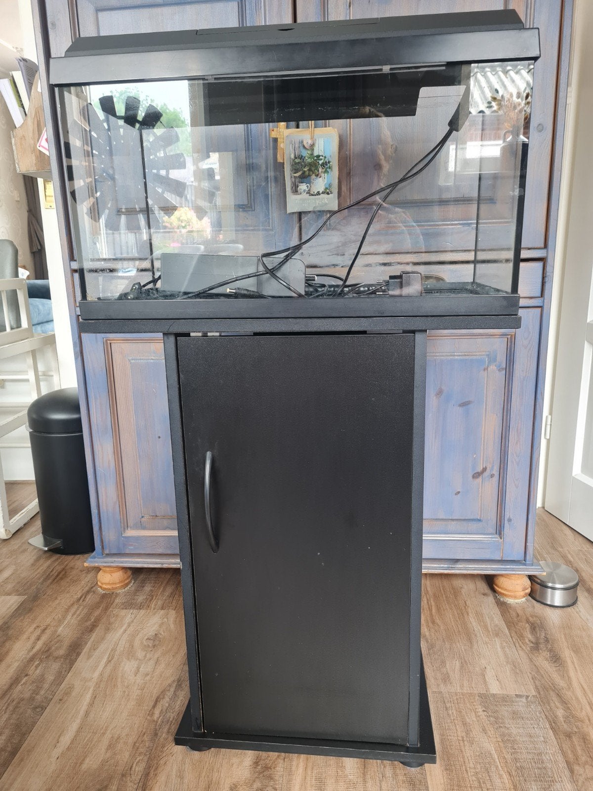 Juwel aquarium met, ledlamp pomp en heather,steentjes, Dieren en Toebehoren, Ophalen, Gebruikt, Leeg aquarium