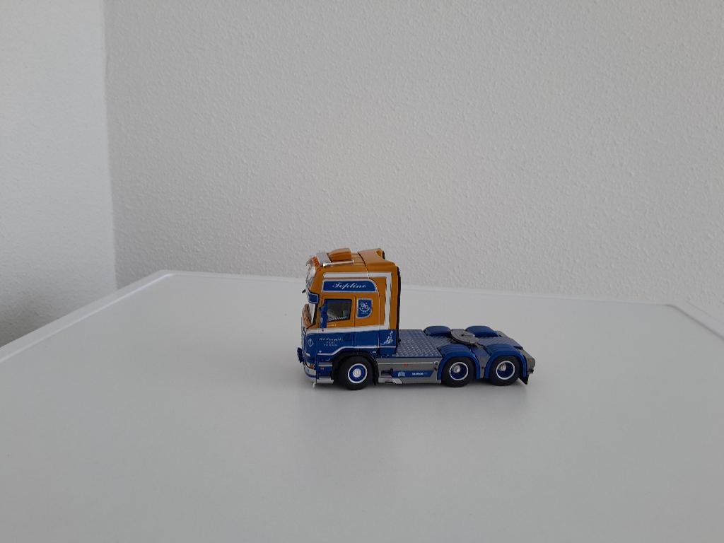Scania Topline van K.D. Trans Transport losse truck ., Hobby en Vrije tijd, Modelauto's | 1:50, Verzenden, Nieuw, Bus of Vrachtwagen
