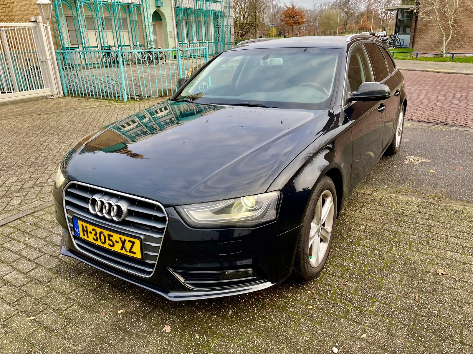 Audi A4 Avant 1.8 TFSI 170pk - AFGEPRIJSD!!, Voorwielaandrijving, Stof, Zwart, 4 cilinders