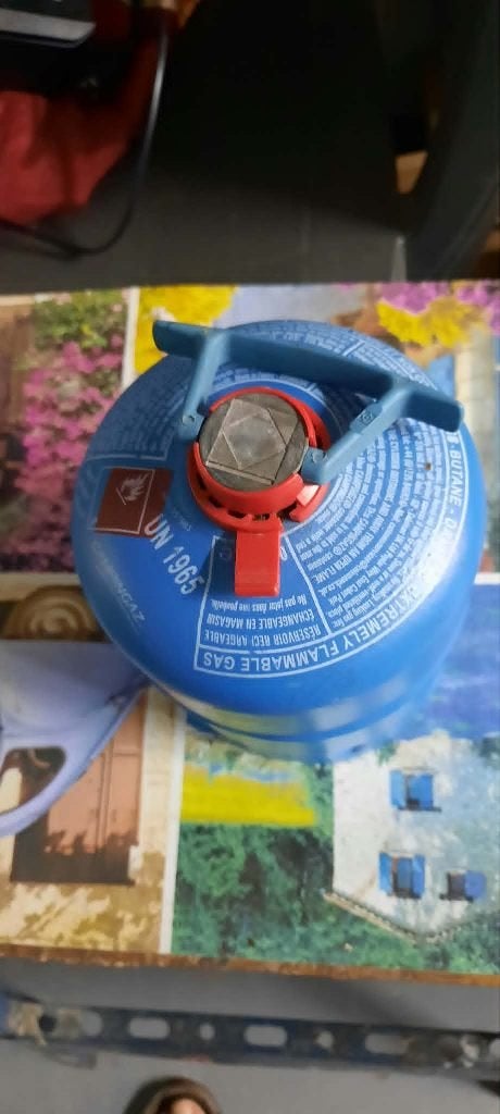 Campingaz gasfles  907 en 901, Ophalen, Gebruikt