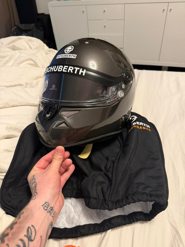 Schuberth sp1 hybrid L+ autorace helm, Ophalen of Verzenden, Systeemhelm, Overige merken
