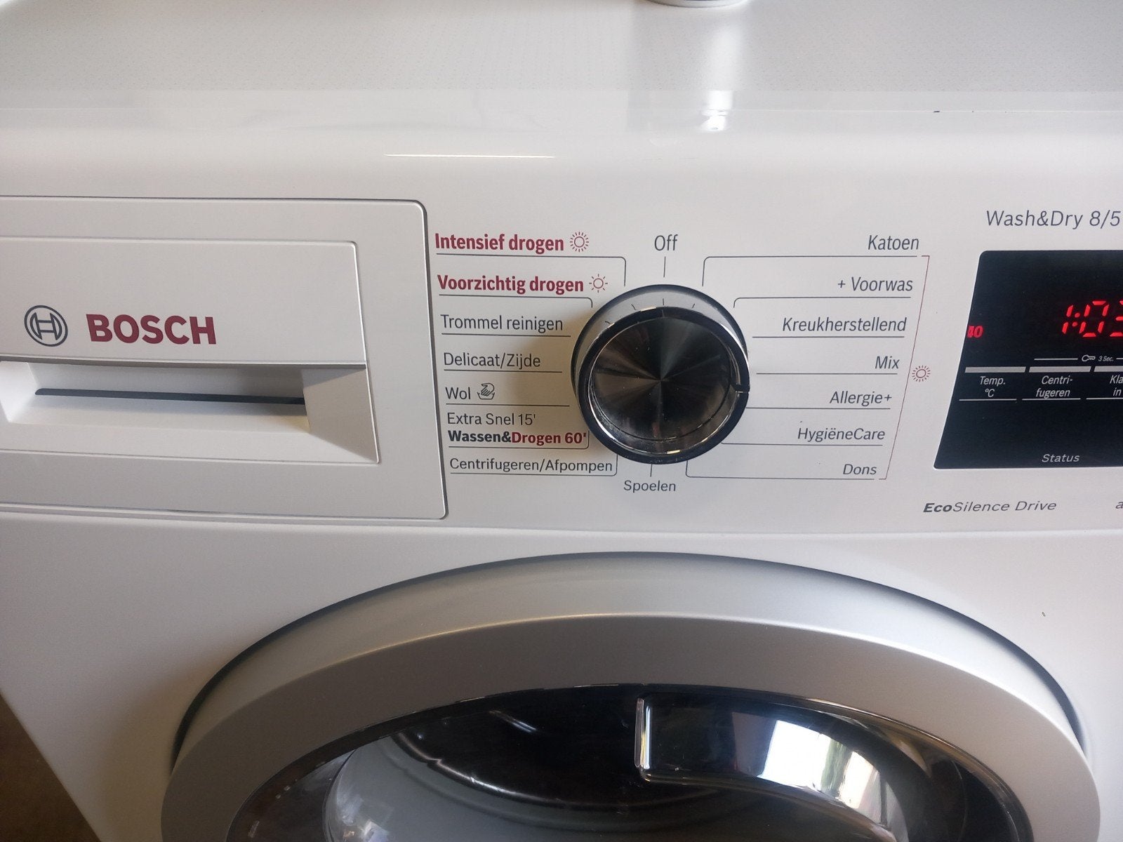BOSCH Serie|6 Wash&Dry 8/5kg Was-Droogcombinatie Incl.GARANT, 6 tot 8 kg, Ophalen of Verzenden, Zo goed als nieuw, Minder dan 85 cm