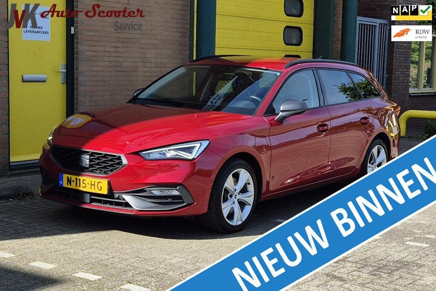 Seat Leon Sportstourer 1.4 TSI eHybrid PHEV FR Business Inte, Auto's, Seat, Stof, Gebruikt, 4 cilinders, 150 pk