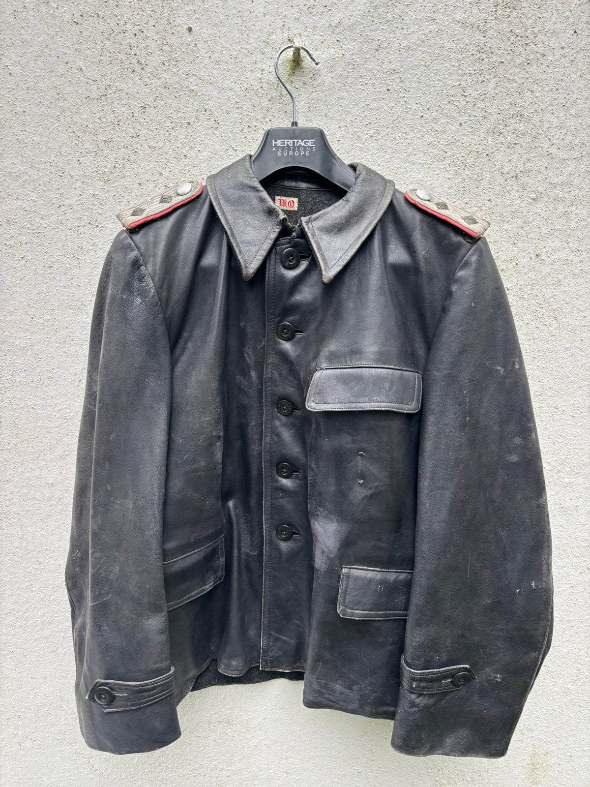 Originele WO2 WH officier Panzer jas, Ophalen of Verzenden, Duitsland, Kleding of Schoenen