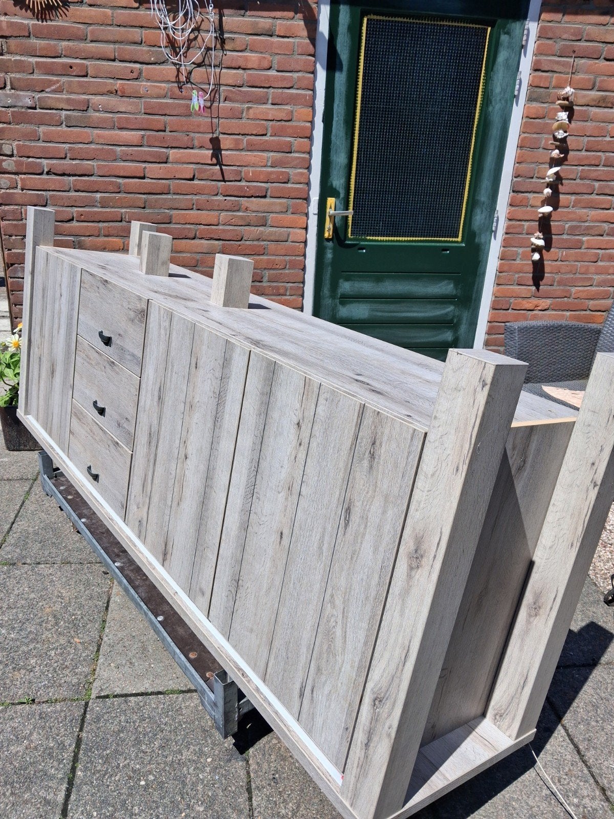 Gratis TV kast - moet dit weekend weg!, Gebruikt, 100 tot 150 cm, Ophalen of Verzenden, Minder dan 100 cm