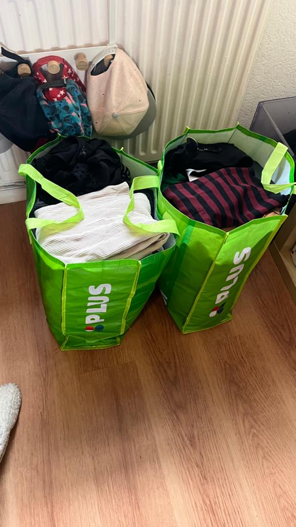 Tas dameskleding maat S-M, Kleding | Dames, Overige Dameskleding, Ophalen, Gedragen