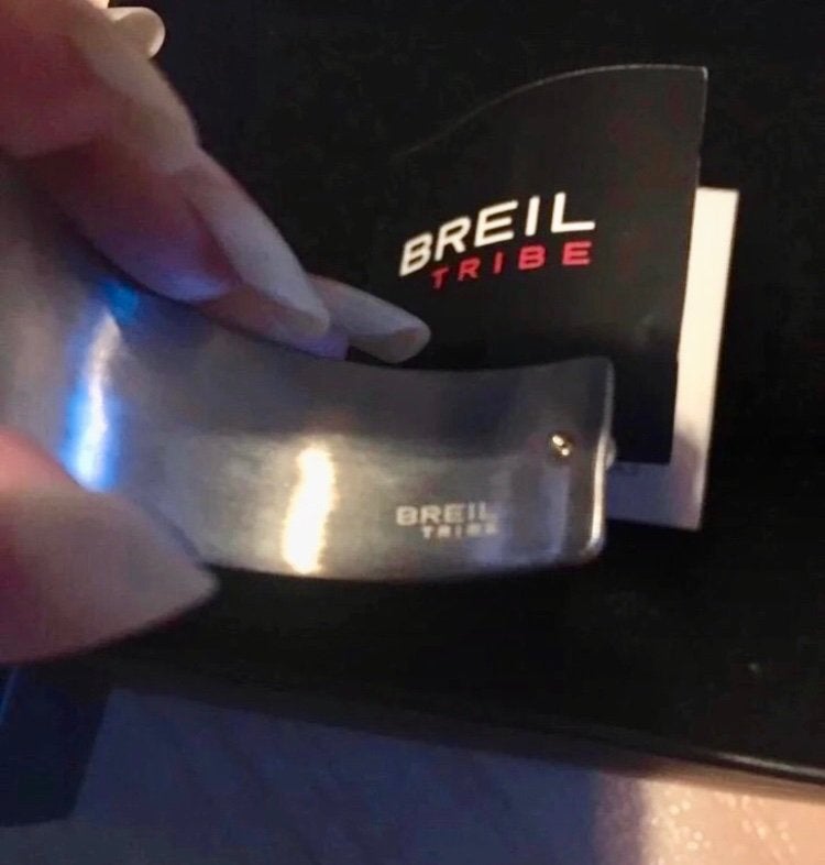 BREIL armband zilverkleurig RVS met doos en echtheidskenmerk, Ophalen of Verzenden, Nieuw, Zilver, Staal