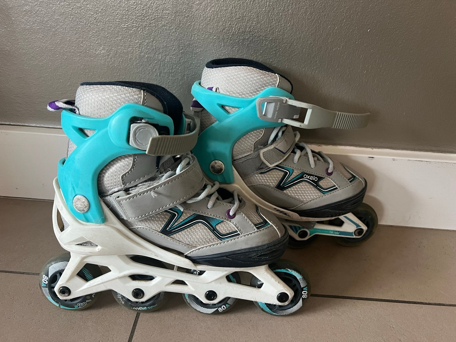 Verstelbare skates maat 32-35 - Gebruikt maar prima, Ophalen, Verstelbaar, Gebruikt, Kinderen