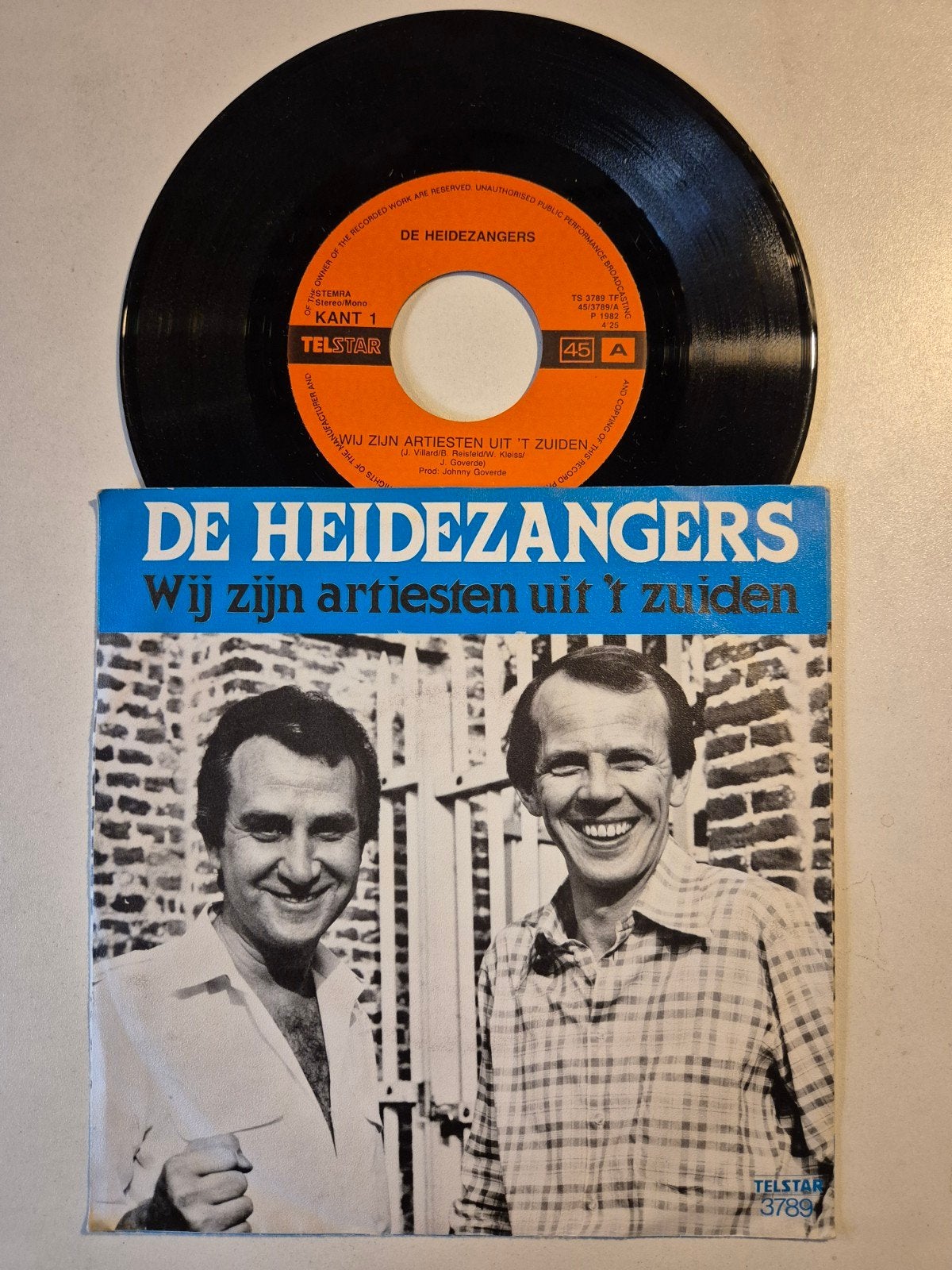 De Heidezangers-Ik denk nog altijd aan dat hutje op de hei, Ophalen of Verzenden, Zo goed als nieuw, 7 inch, Levenslied of Smartlap