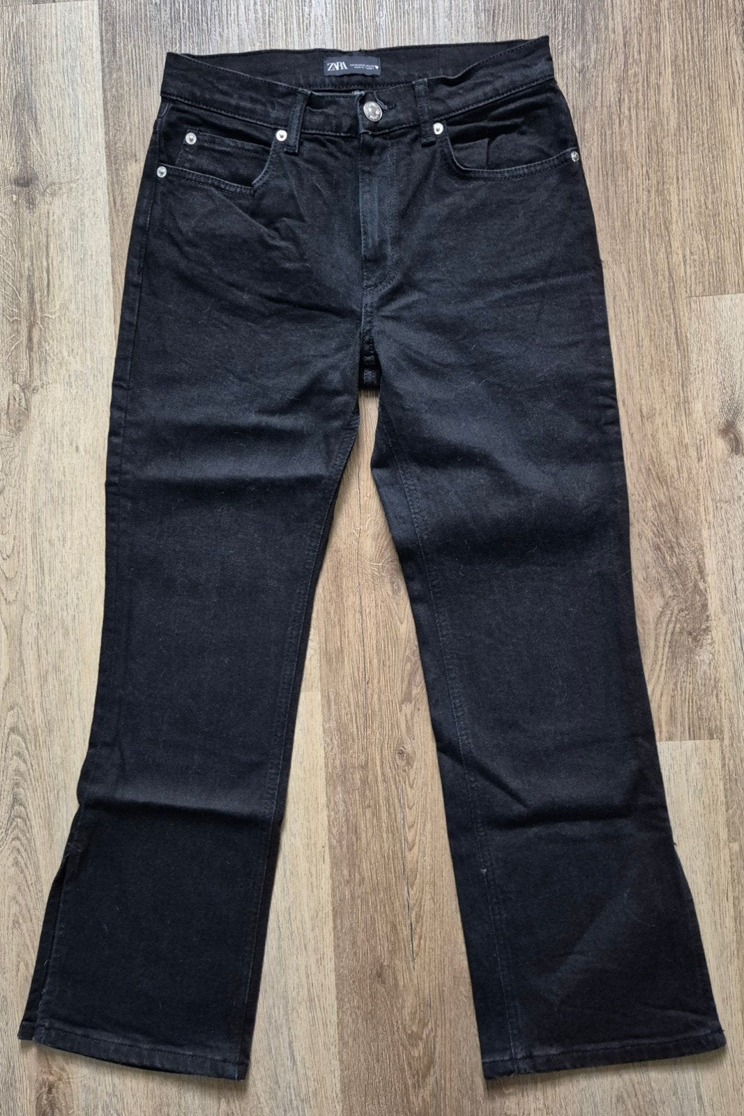 Zara flared jeans met splitjes maat 38, Ophalen of Verzenden, Zo goed als nieuw, W30 - W32 (confectie 38/40), Zara