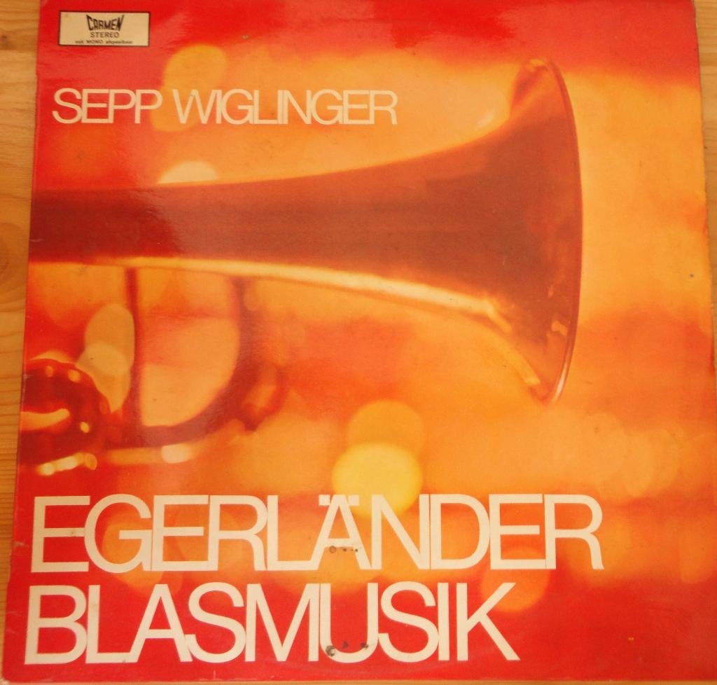 Sepp Wiglinger -Egerlander Blasmusik (LP, Cd's en Dvd's, Ophalen of Verzenden, Gebruikt, 12 inch, Single