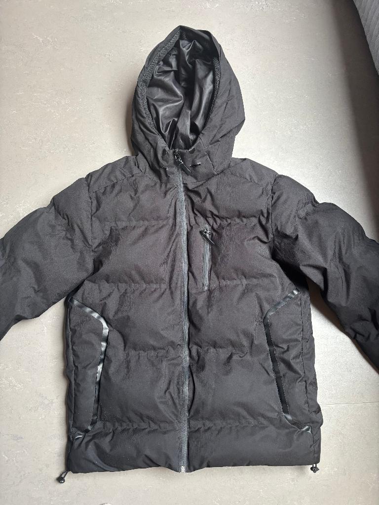 Zwarte Puffer Winterjas Jack & Jones maat s, Kleding | Heren, Jassen | Winter, Zwart, Ophalen of Verzenden, Zo goed als nieuw