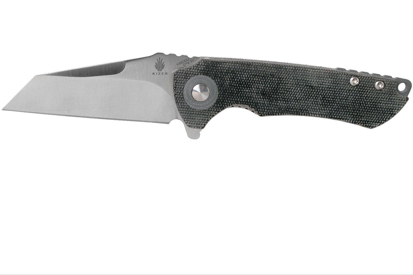 GEZOCHT Kizer vanguard mini critical cpm-3v micarta., Caravans en Kamperen, Kampeergereedschap, Ophalen of Verzenden, Zo goed als nieuw