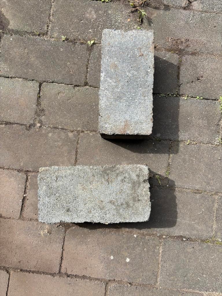 GRATIS betonklinkers GRIJS, Ophalen, Gebruikt, Klinkers, 10 m² of meer