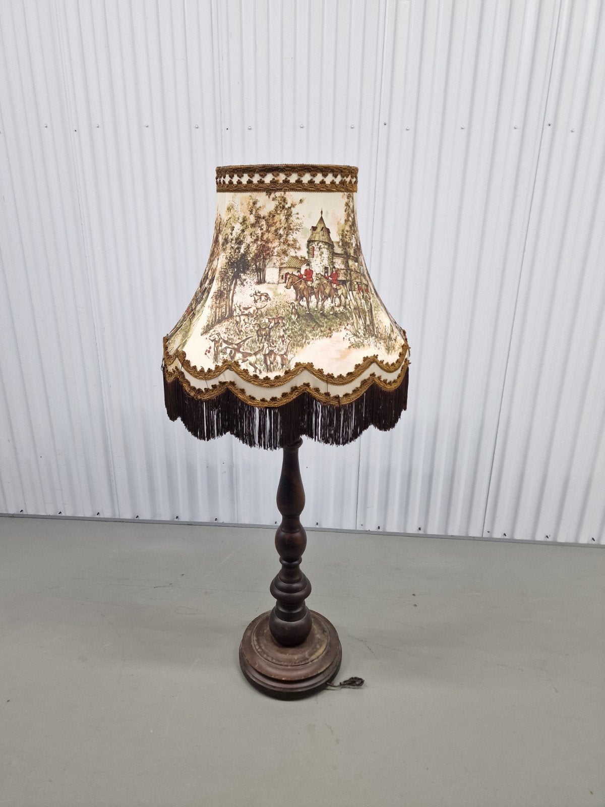 antieke vintage stalamp hout, Ophalen, Hout, Vintage