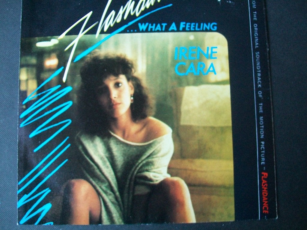  FLASHDANCE met WHAT a FEELING uit 1983 in nieuwstaat , Verzenden, Filmmuziek en Soundtracks, 7 inch, Zo goed als nieuw