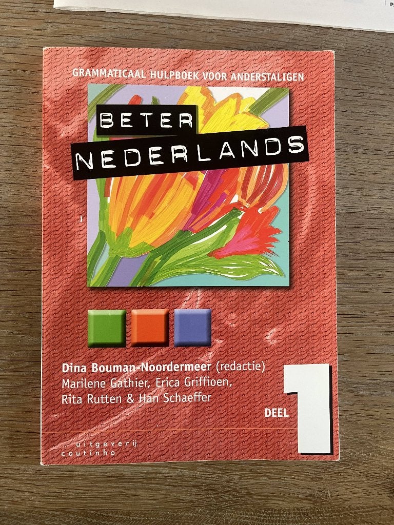 Beter Nederlands, deel 1 en 2, Gelezen, Niet van toepassing, Alpha, Uitgeverij Coutinho
