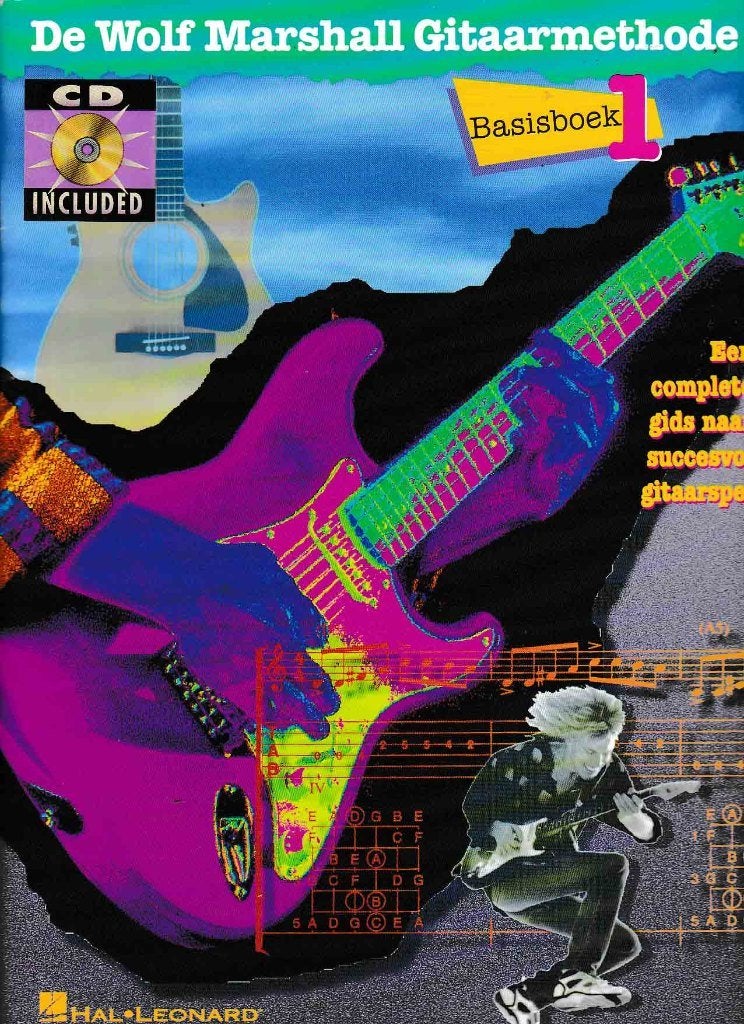De Wolff Marshall gitaar deel 1 Basisboek met CD ( 4530 ), Ophalen of Verzenden, Blues, Artiest of Componist, Gitaar