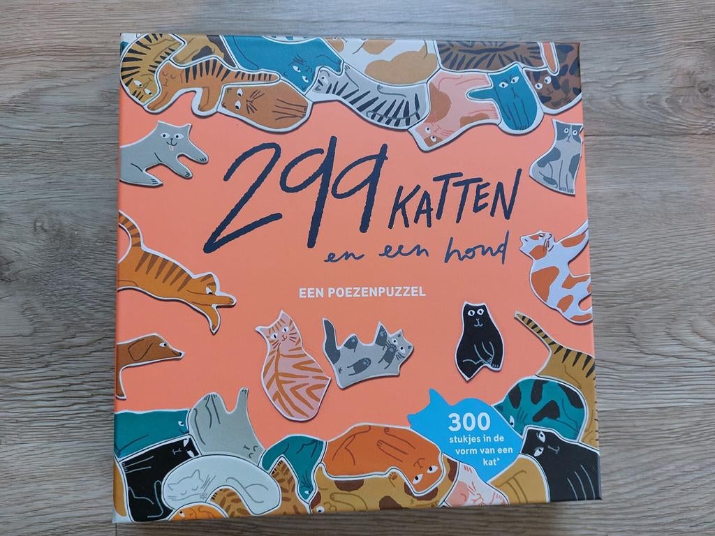Puzzel 299 katten en een hond - 300 stukjes, Ophalen, Minder dan 500 stukjes, Nieuw