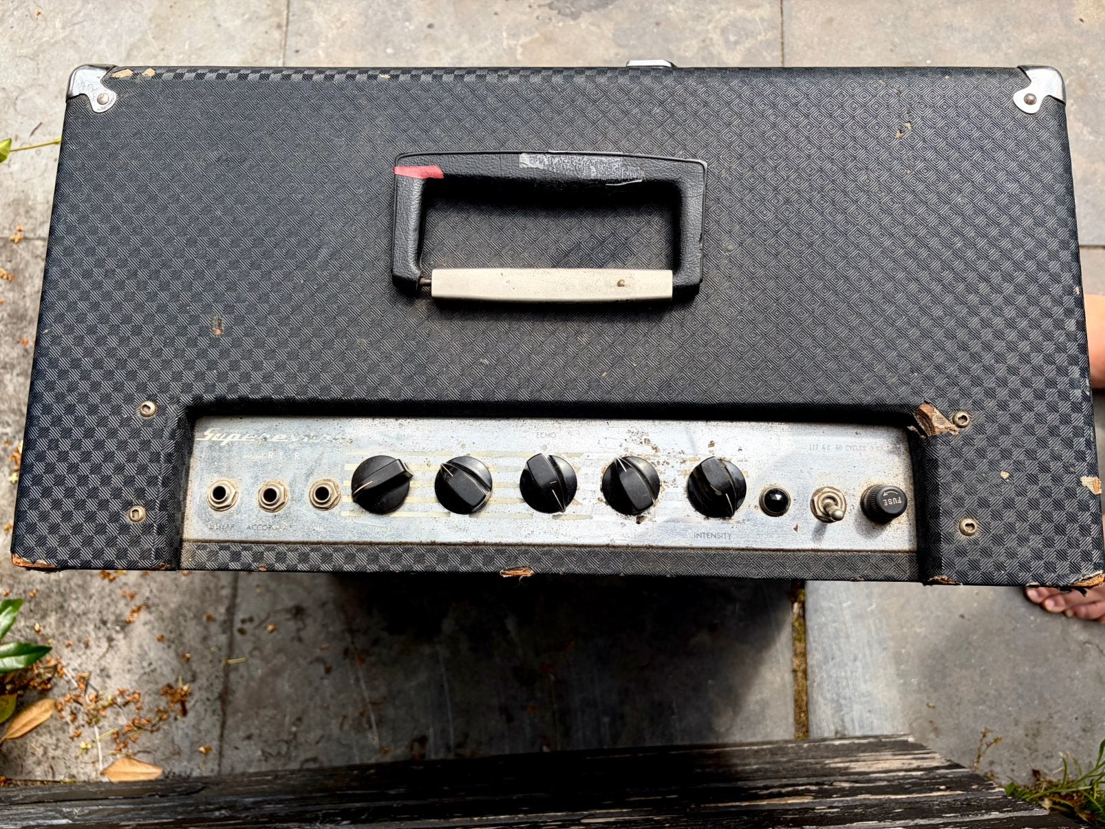Rare vintage Ampeg Supereverb, Ophalen, Zo goed als nieuw