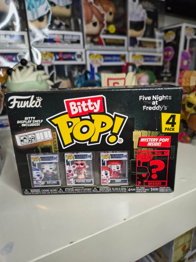 Funko Bitty Pop! Five Nights at Freddy's 4-pack, Kinderen en Baby's, Speelgoed | Overig, Nieuw, Jongen of Meisje, Ophalen of Verzenden