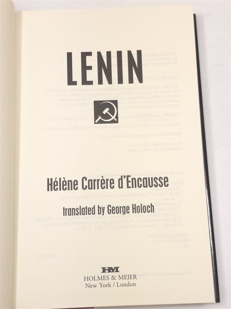 Lenin — Carrère d'Encausse, Ideoloog van een Eeuw, Ophalen of Verzenden, Zo goed als nieuw
