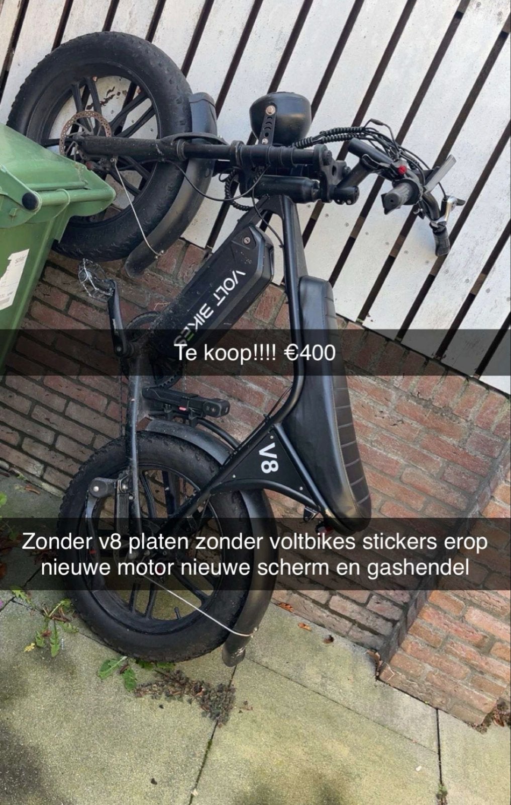 Volt V8 E-bike - Nieuwe motor, scherm en gashendel, Ophalen, Gebruikt, Overige merken
